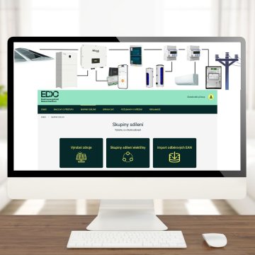 Zdieľanie elektriny - registrácia v EDC